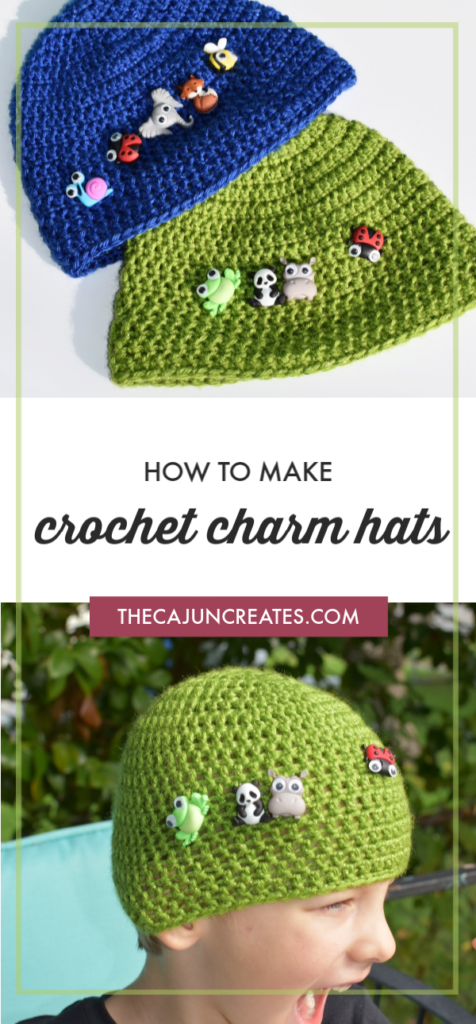how to make crochet charm hats