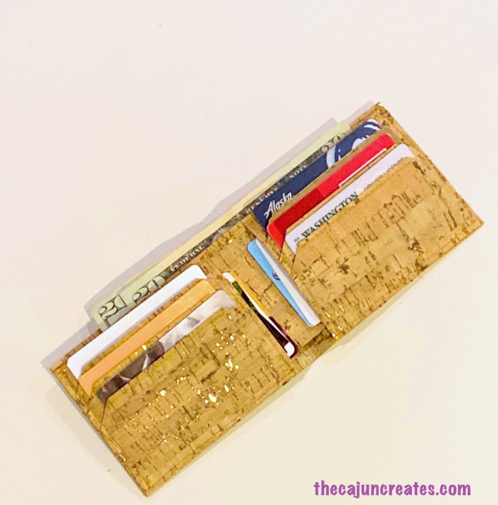 Second cork bifold wallet